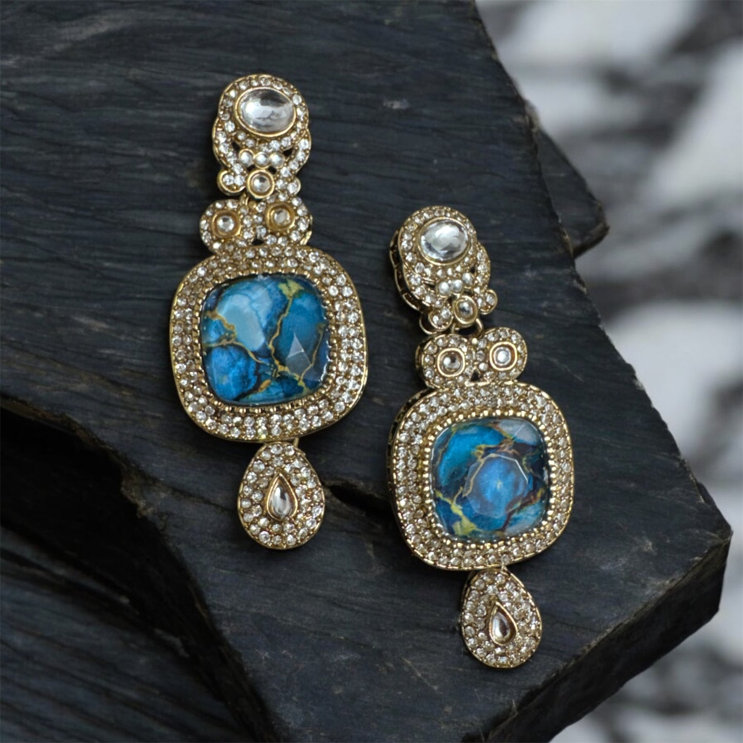 Blue Azure Dangles
