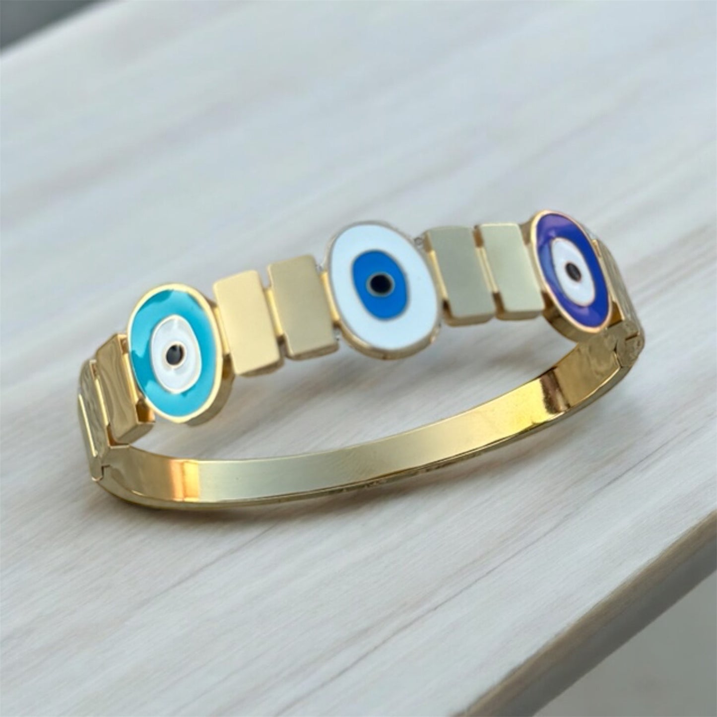 Evil Eye Stainless Steel Bracelet