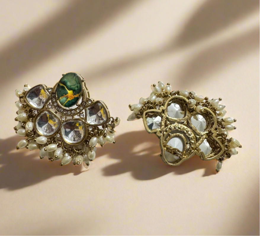 Green Savari Studs