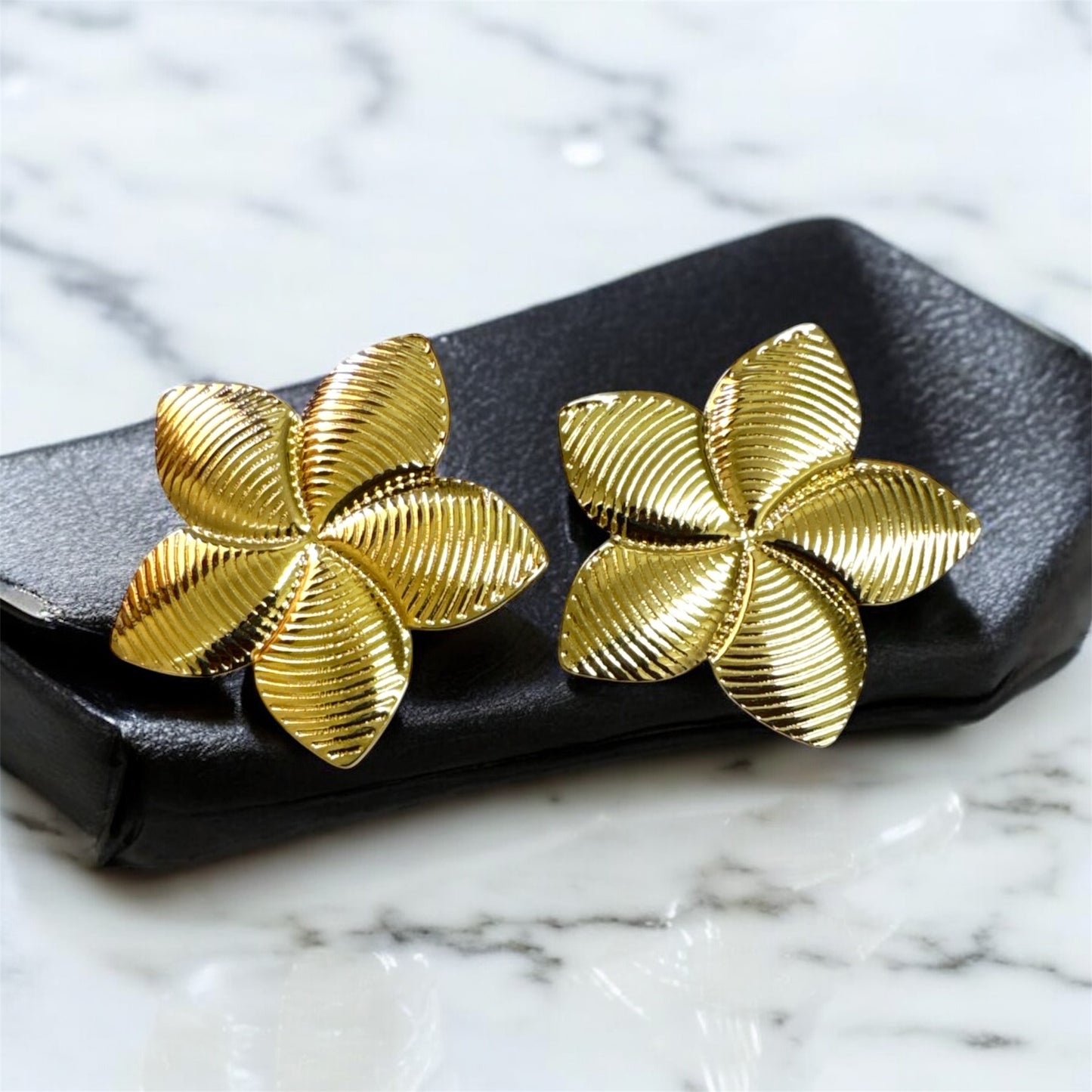 Flower Statement Earrings