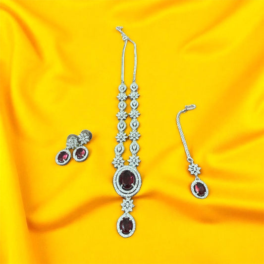 Ruby Red Starcut Zirconia Set