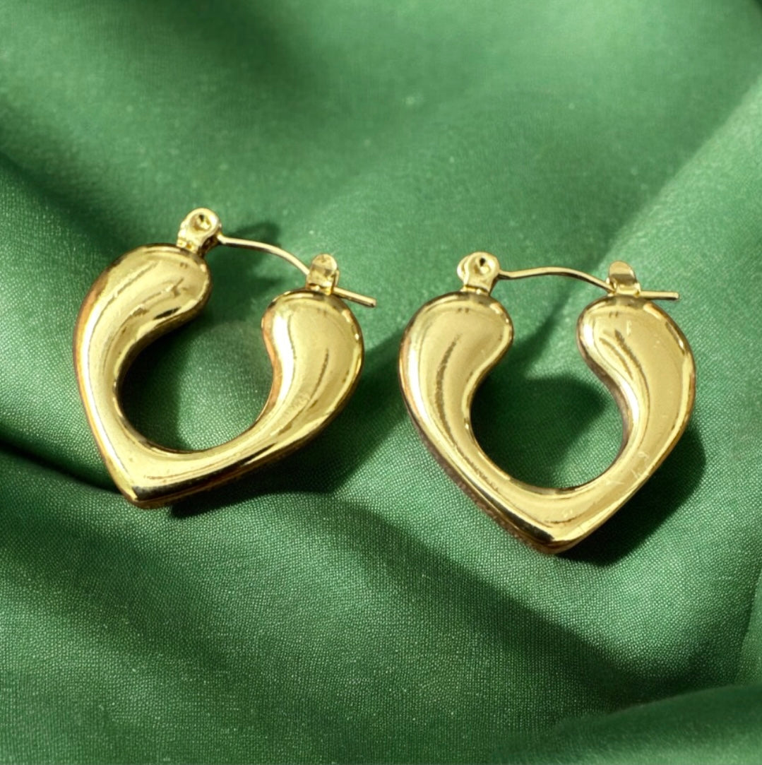 Golden Hoops Earrings