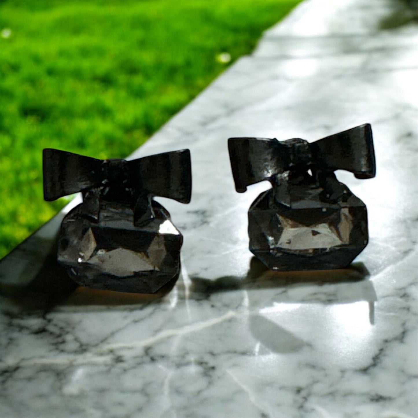 Black Bow Studs