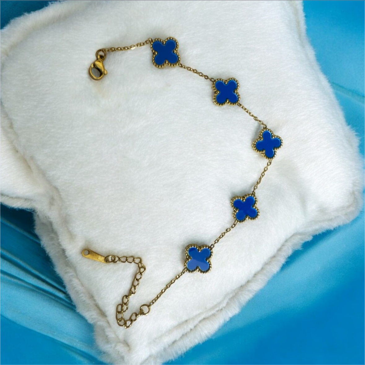 Blue clover Bracelet
