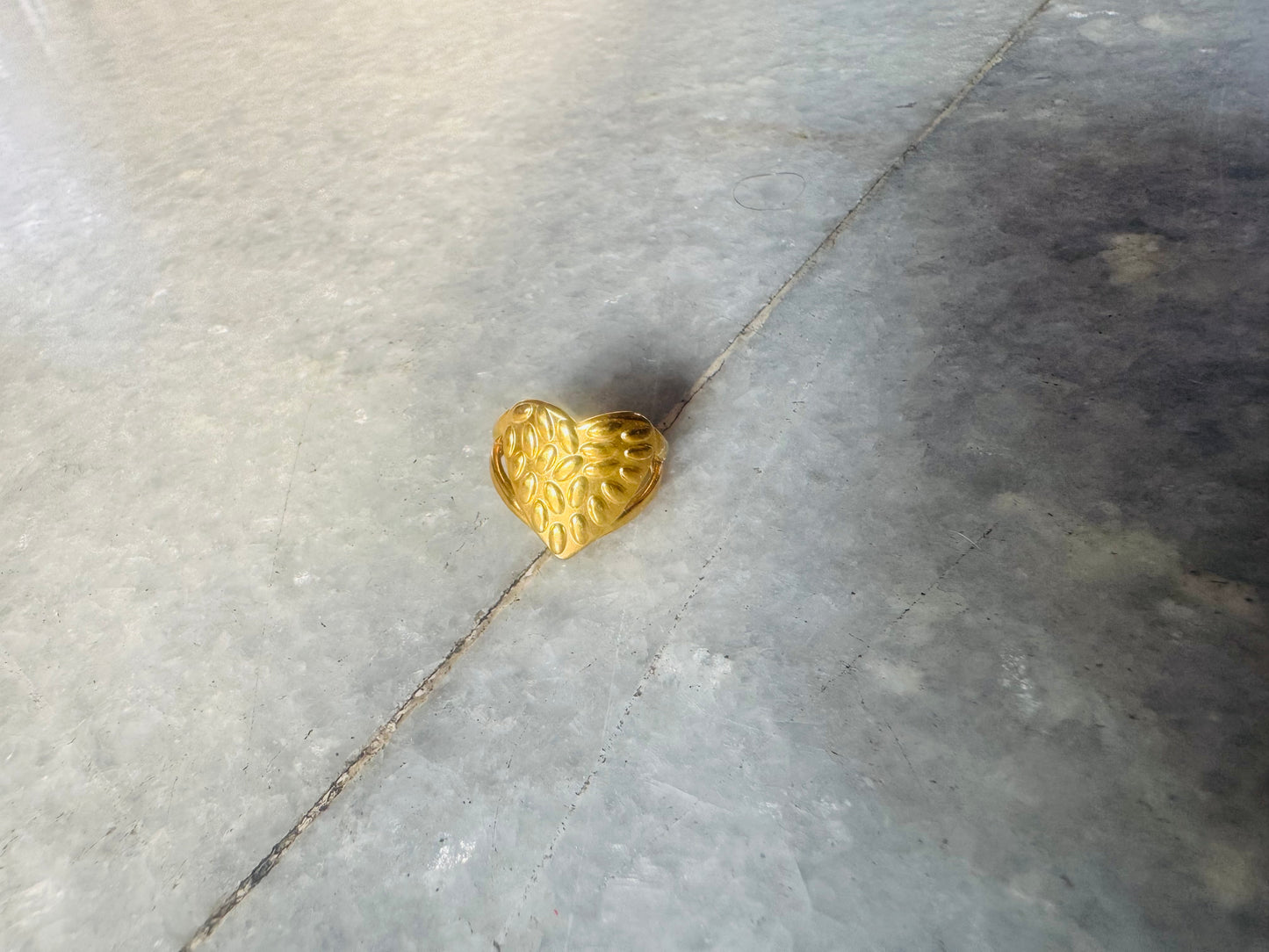 Dotted Heart Ring