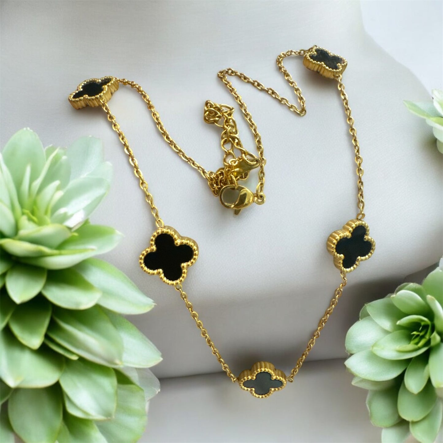 Black Clover Necklace