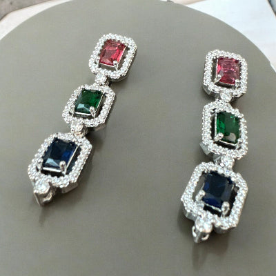 Multi Colour Zirconia Jewellery Set