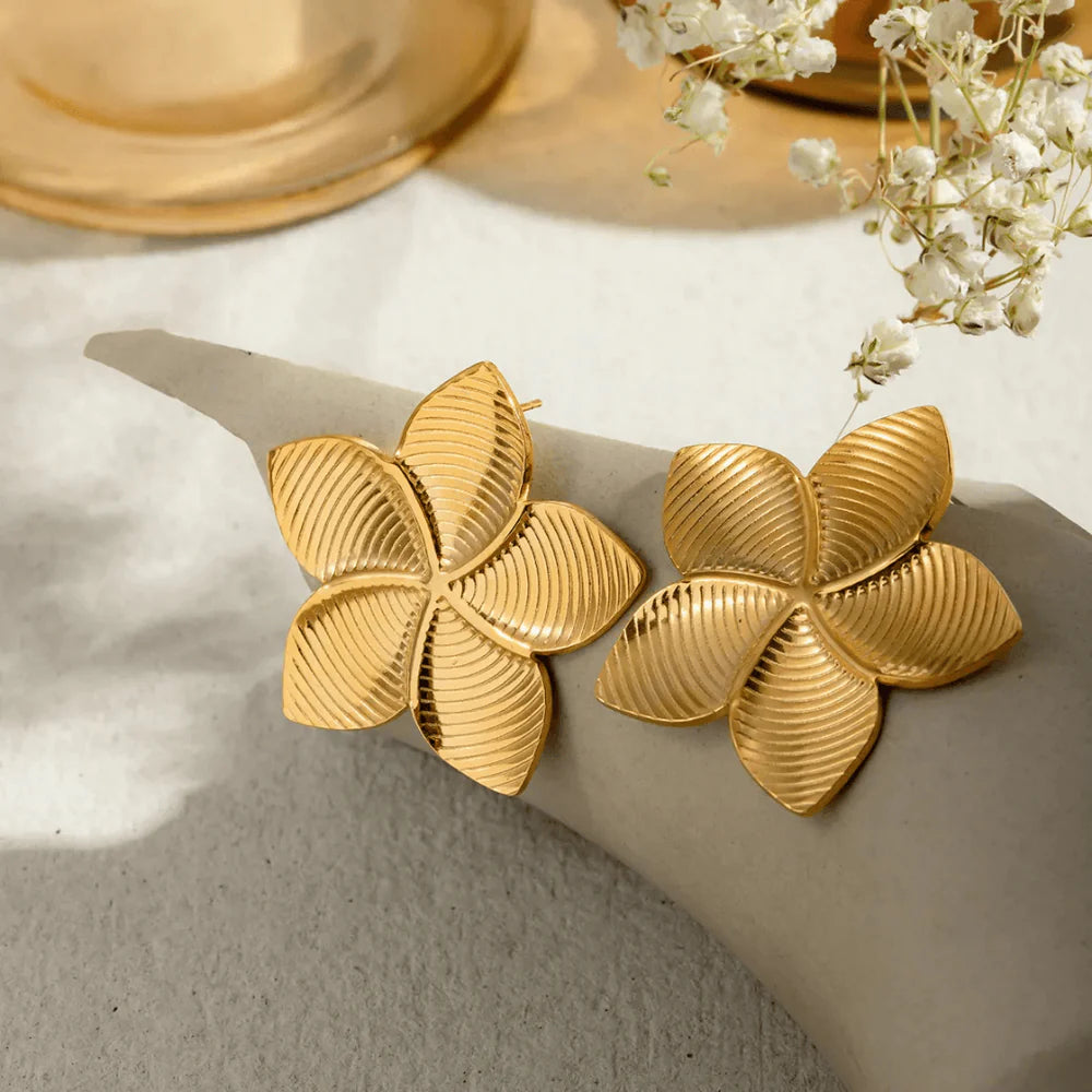 Flower Statement Earrings