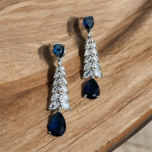 BLUE ZIRCONIA DANGLERS