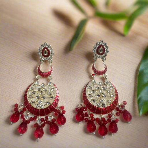 Red Bahubali Chandbali