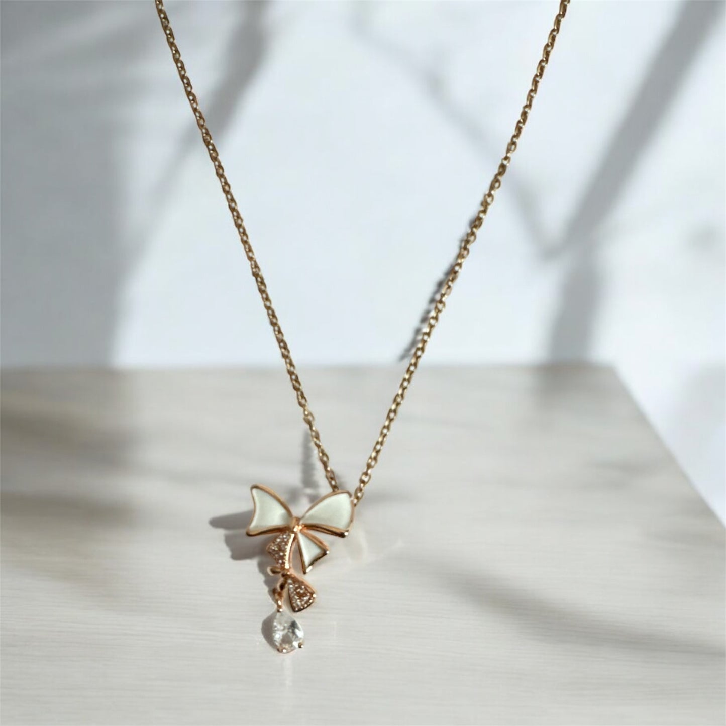 Rosegold Necklace With Charm
