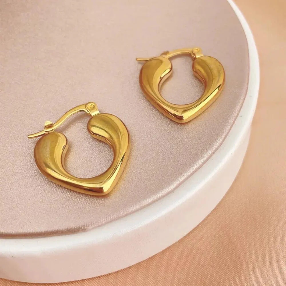 Golden Hoops Earrings