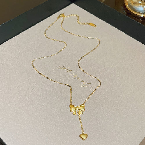 Love and Bow Necklace