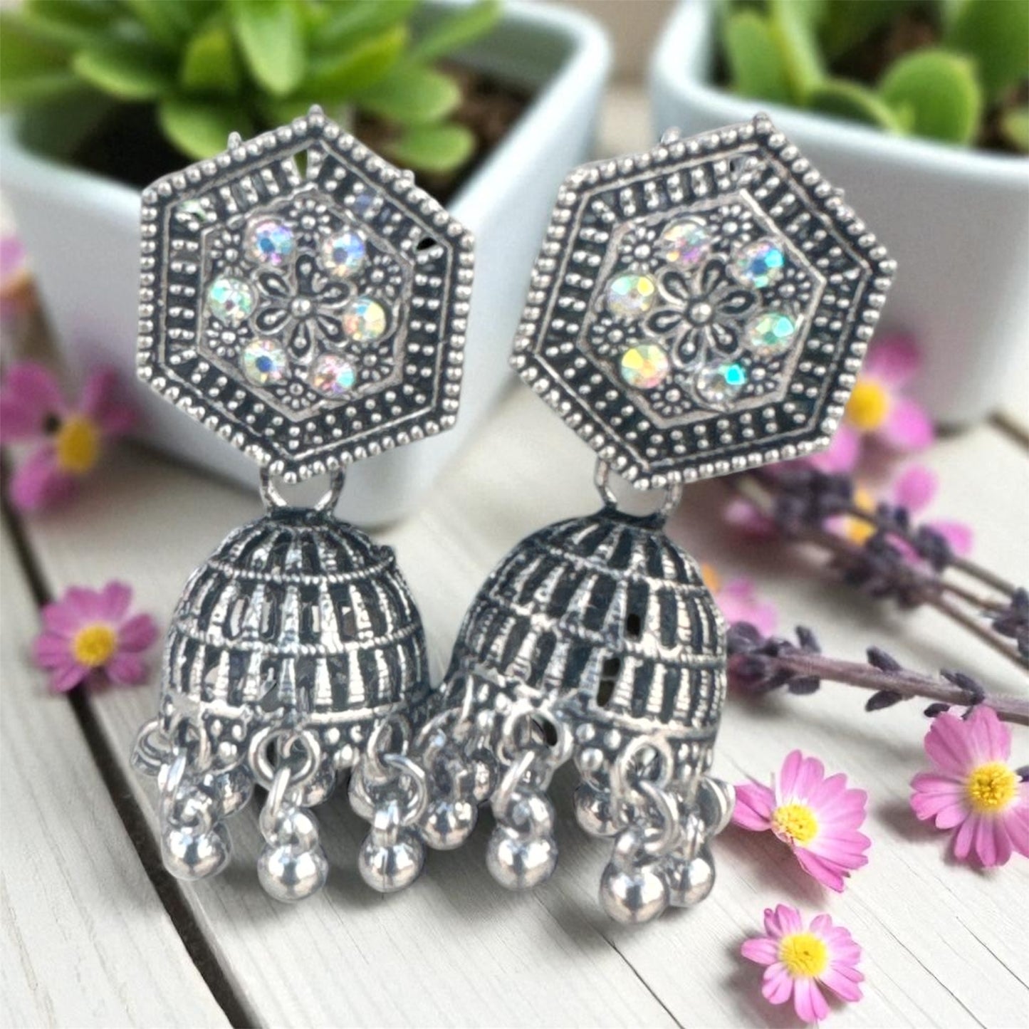 HEXAGON JHUMKA