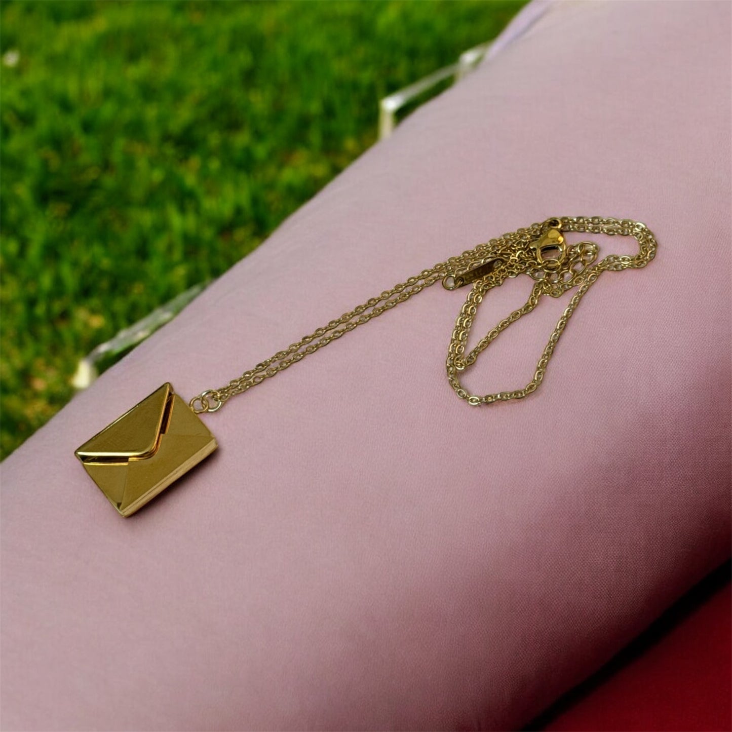 Love You Secret Envelop Necklace