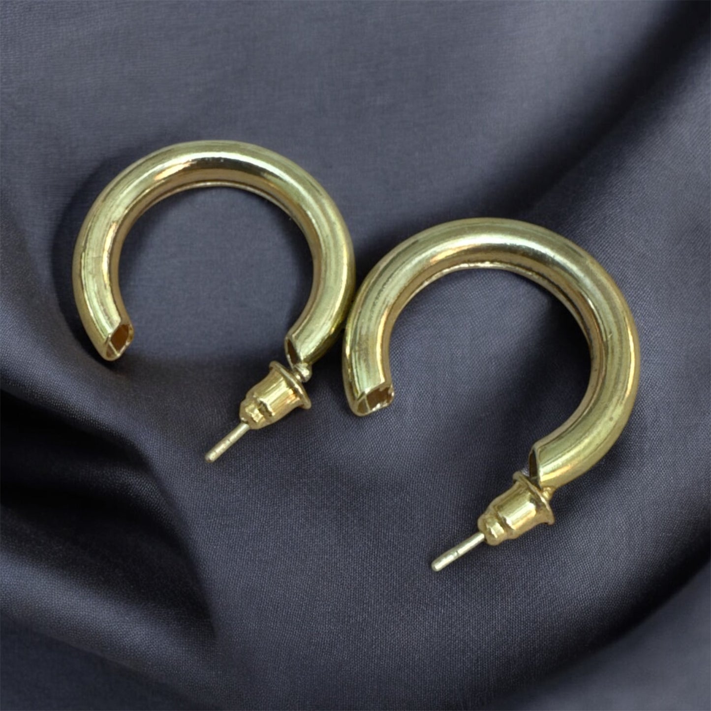 Small Golden Hoop Earrings