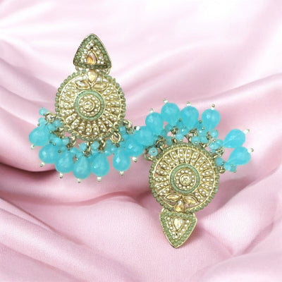 Turquoise Blue Chandbalis