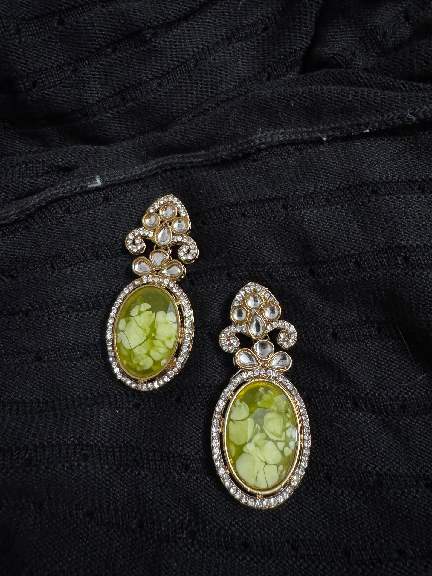 Lime Green Dangles