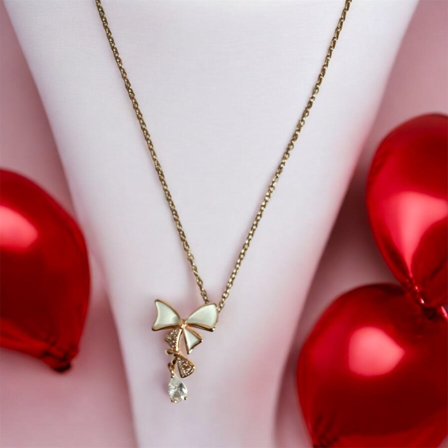 Rosegold Necklace With Charm