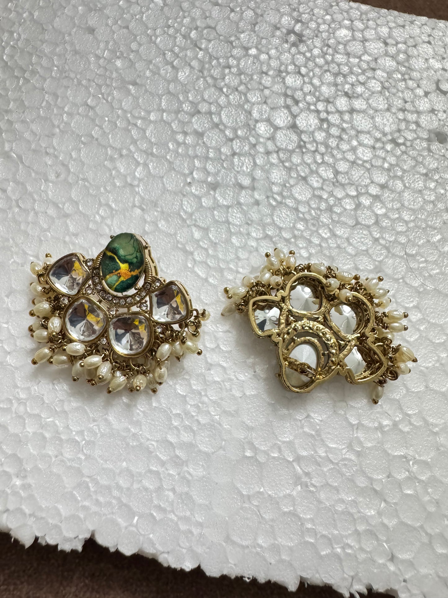 Green Savari Studs