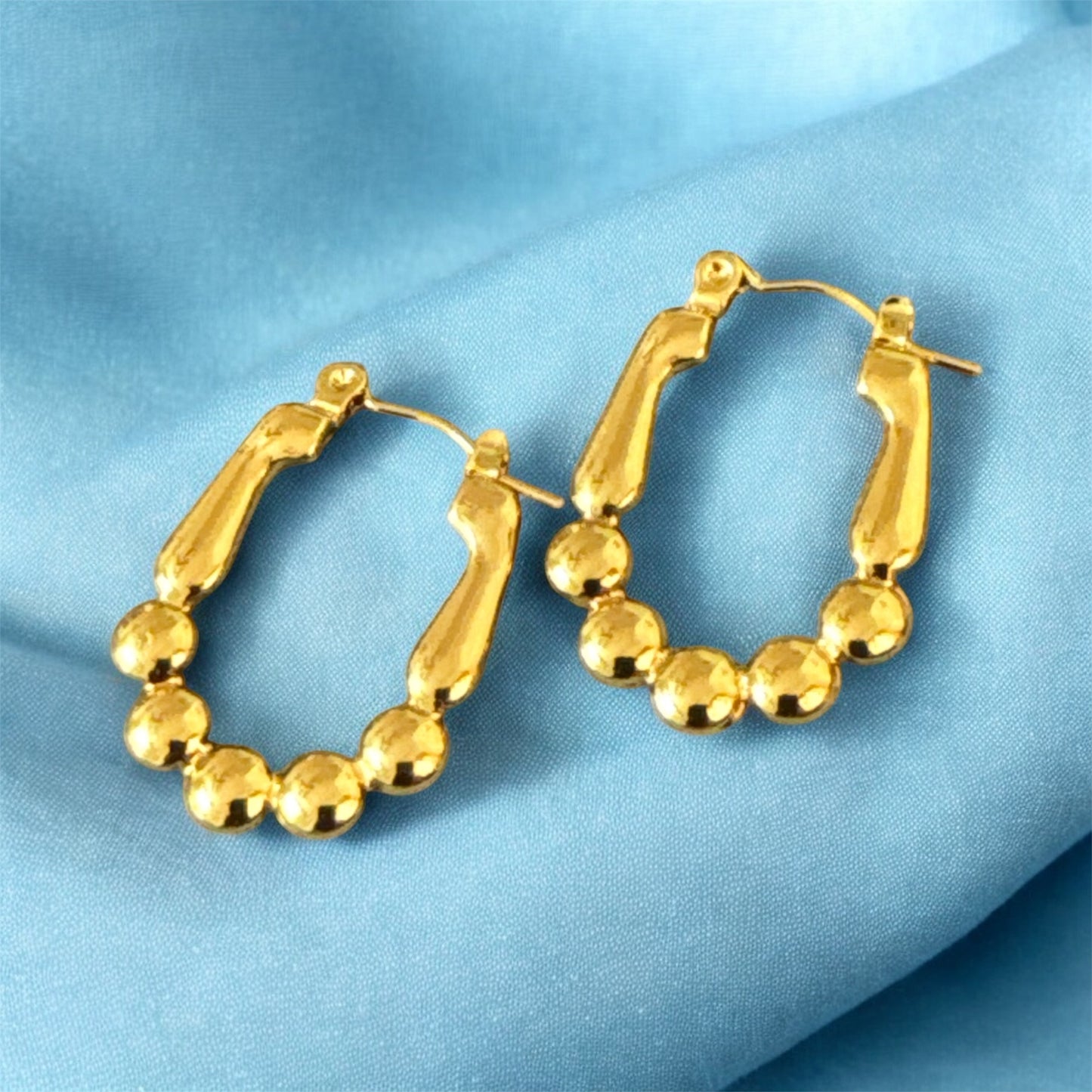 Golden Hoops Earrings