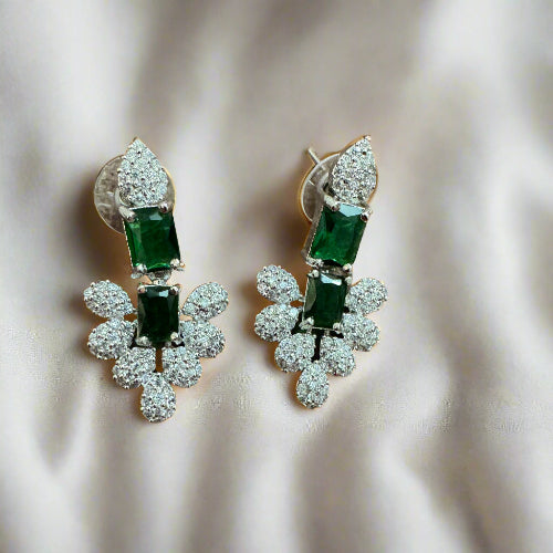 Emerald Green Zirconia Jewellery Set