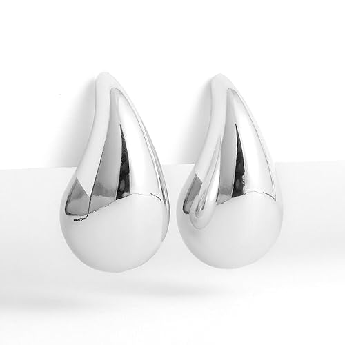 Sliver Teadrop Earrings