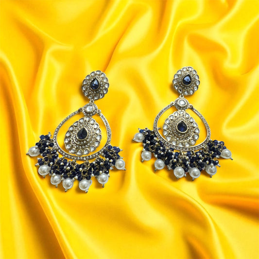 Navy Blue Aliya Chandbali