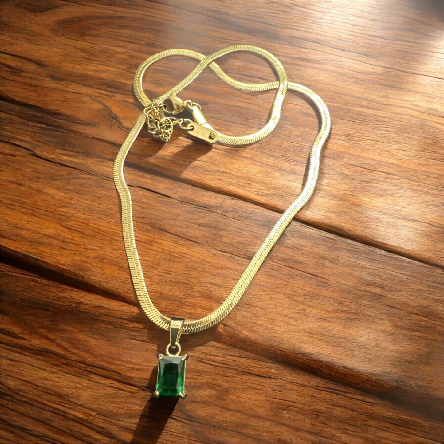 Green Stone Necklace