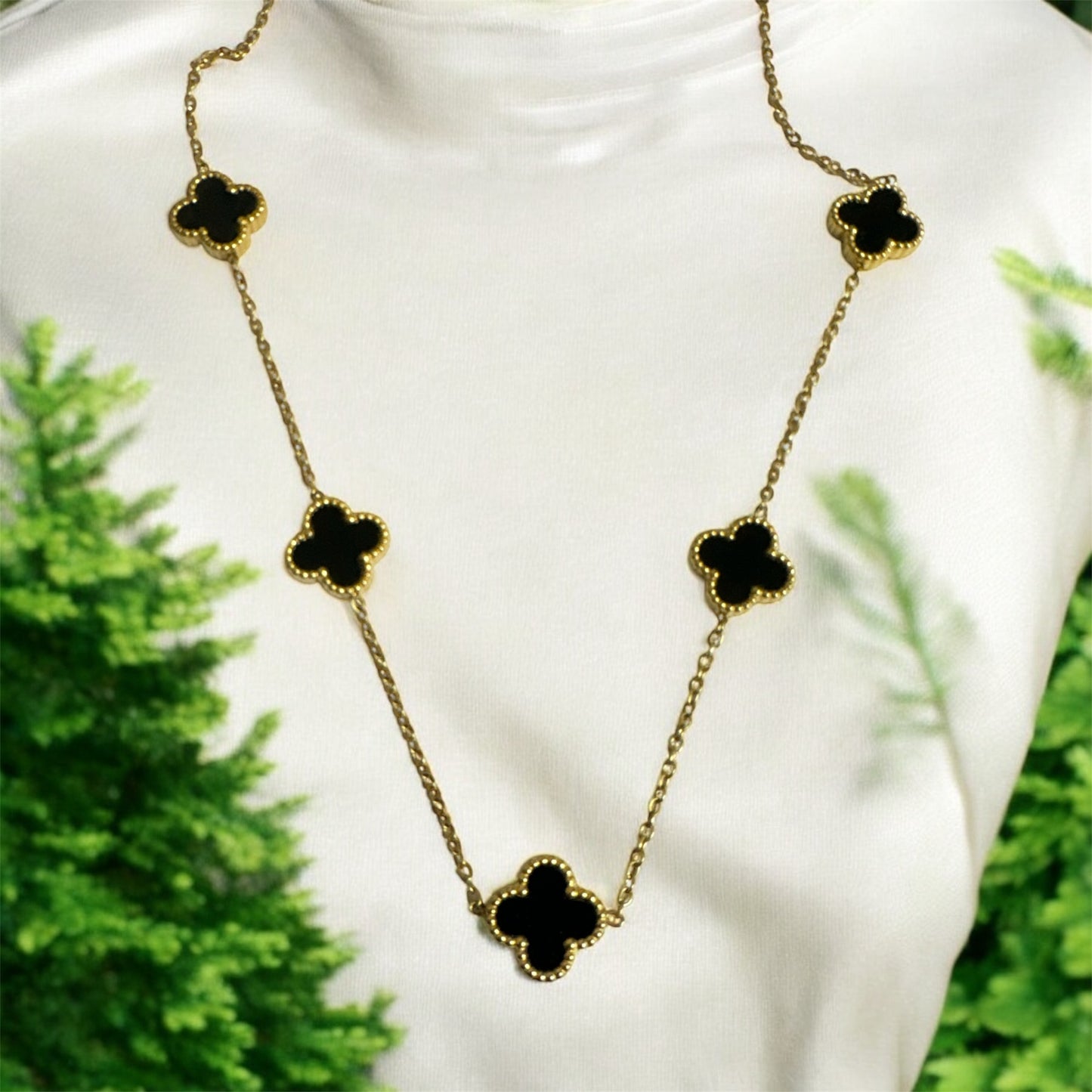 Black Clover Necklace