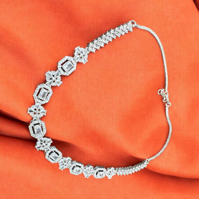 Sliver Zirconia Jewellery Set
