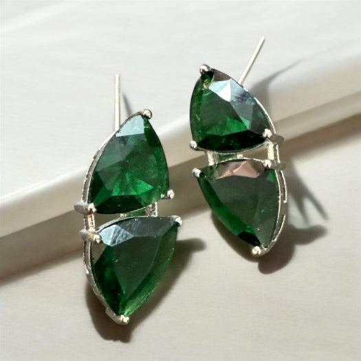 Emerald Green Cubic Zirconia Jewellery Set
