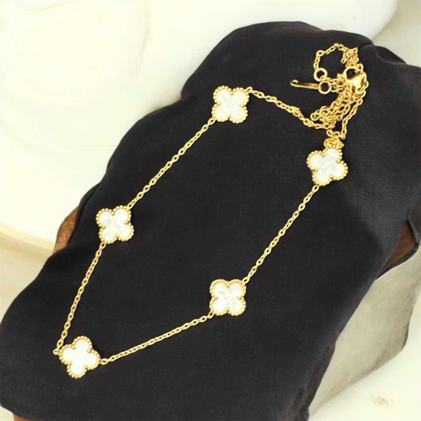 White Clover Necklace