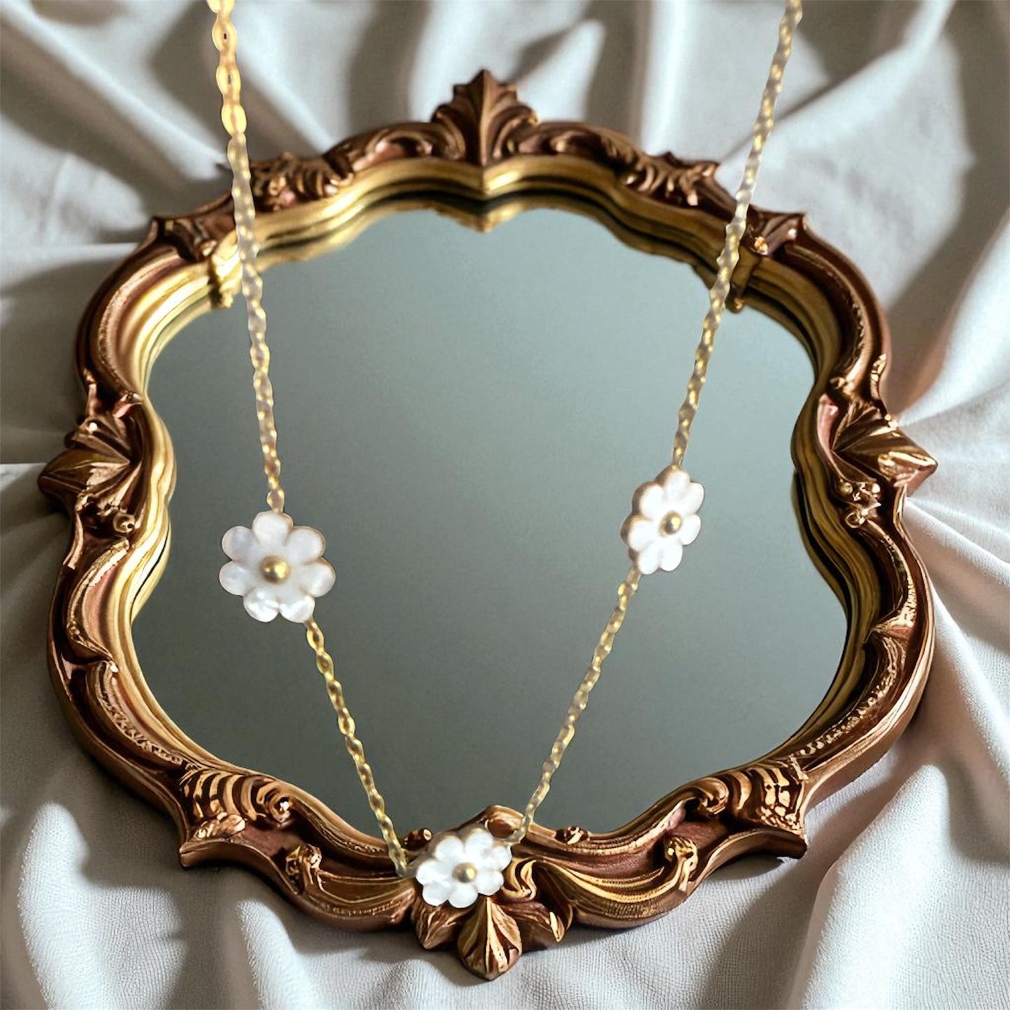 White Clover Necklace
