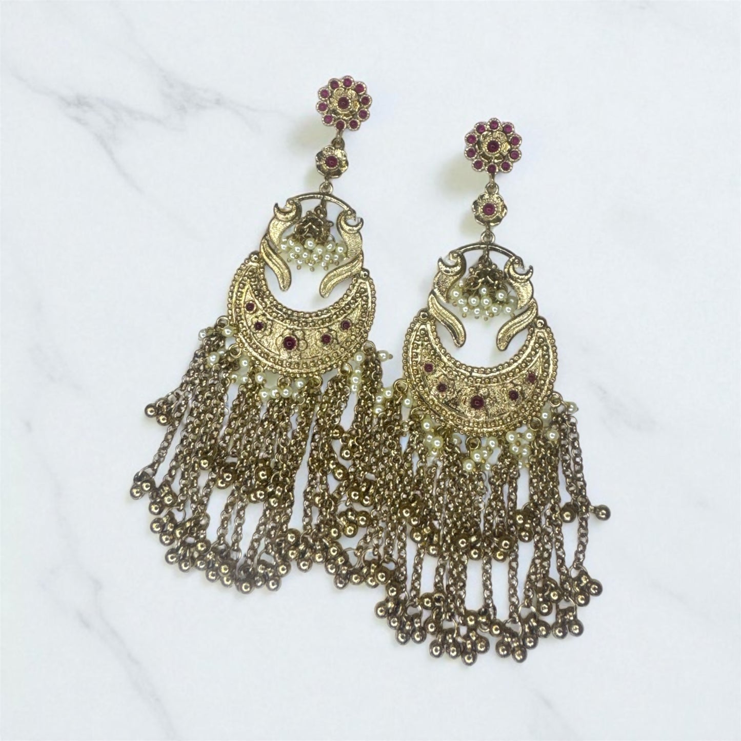 Golden Jhalar Chandbali