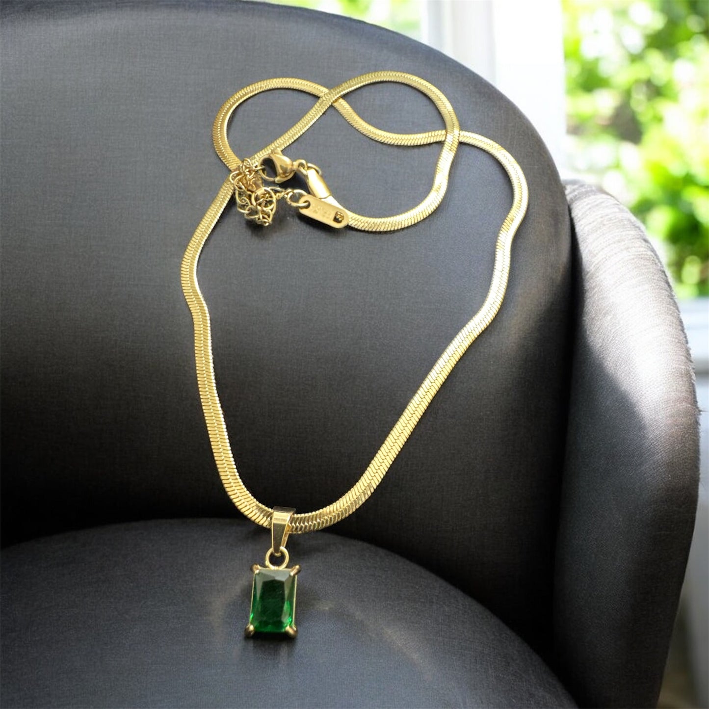 Green Stone Necklace