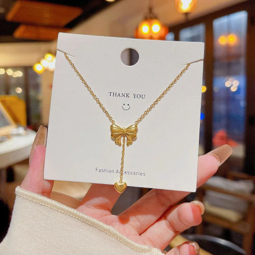 Love and Bow Necklace