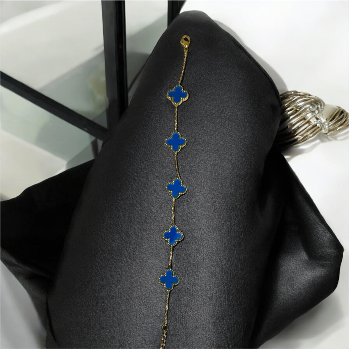 Blue clover Bracelet