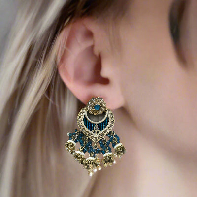 Emerald Blue Chandbalis