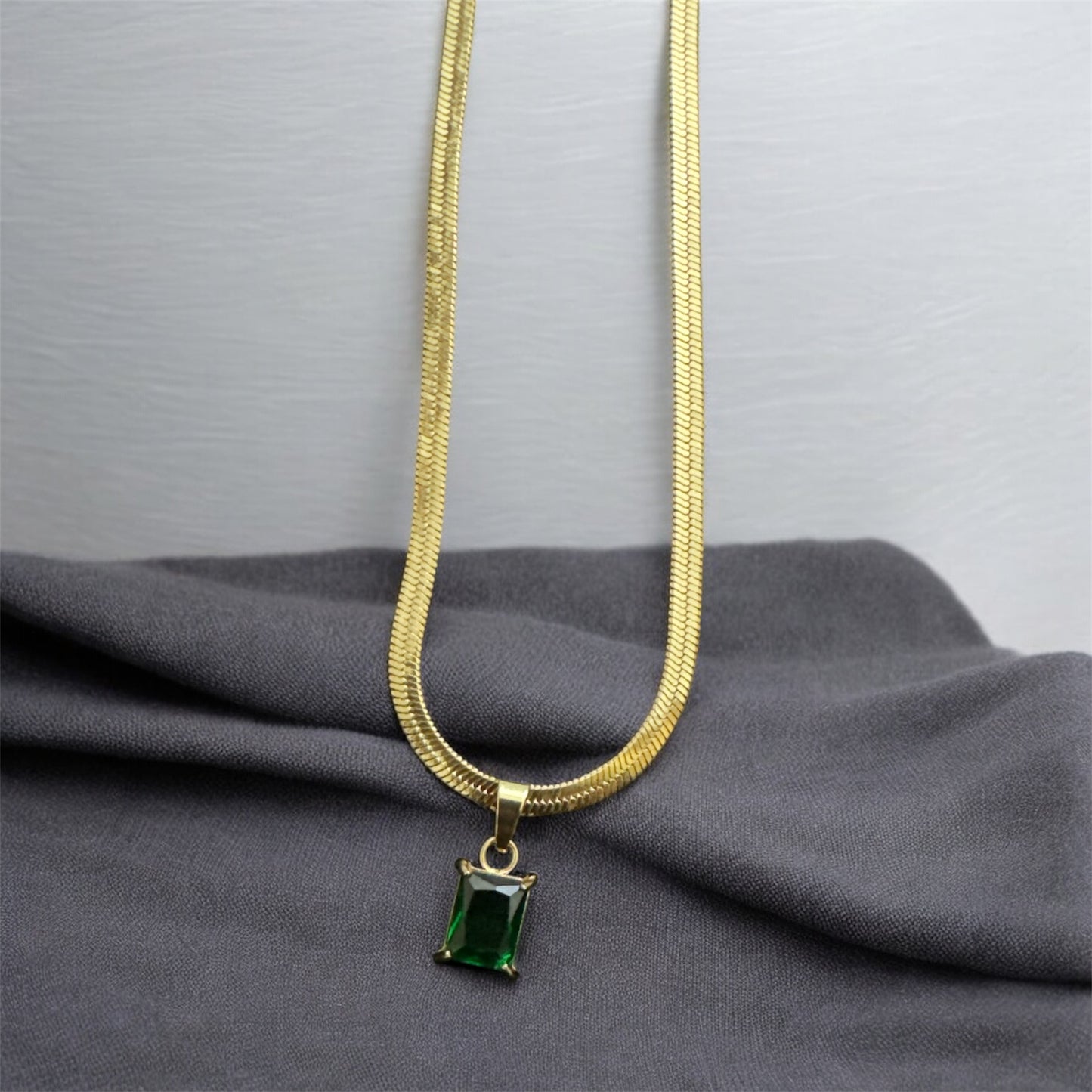 Green Stone Necklace