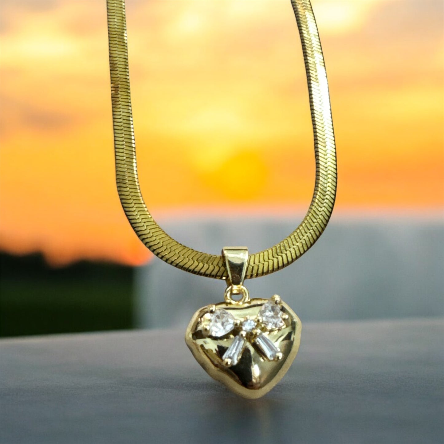 Snake chain with Charms