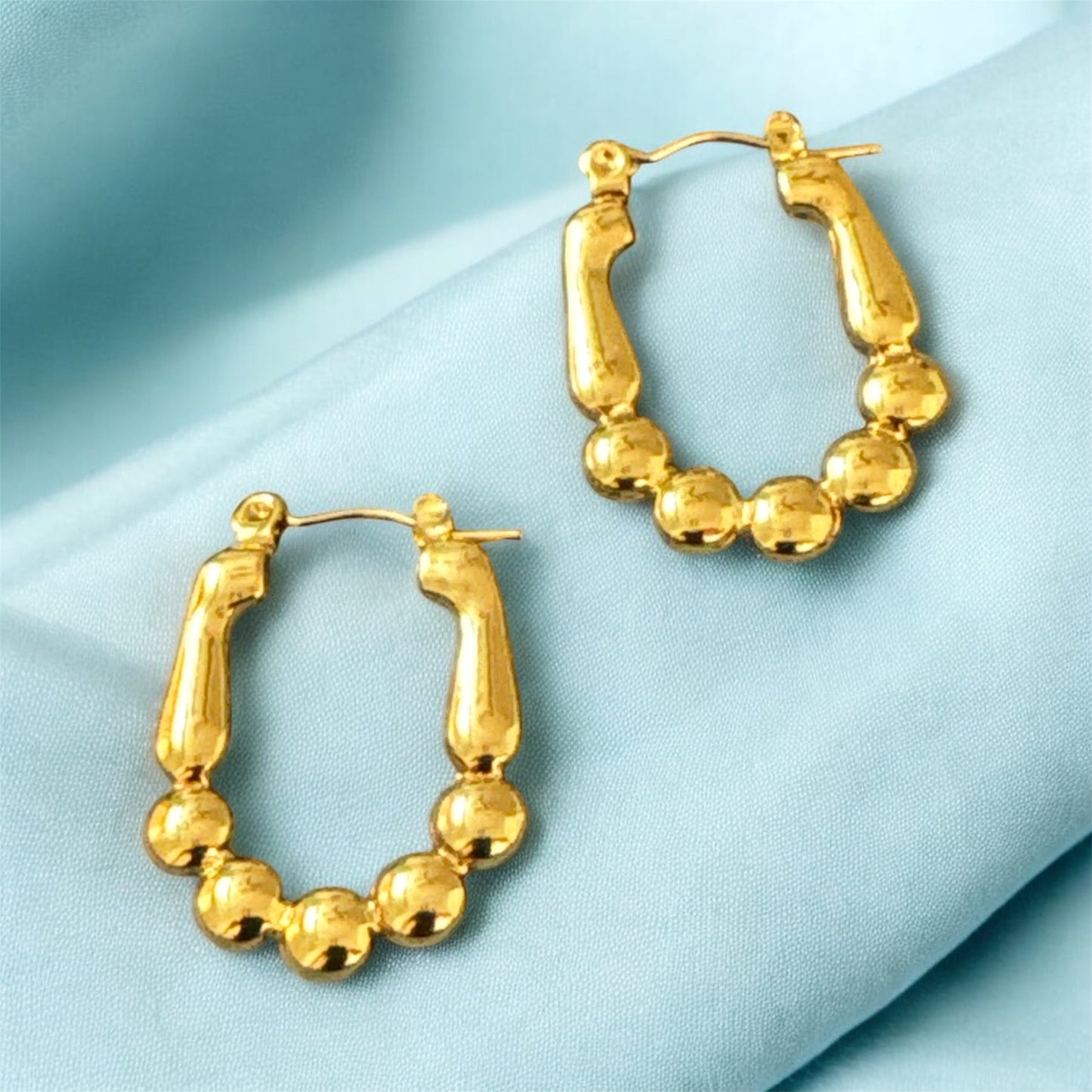 Golden Hoops Earrings