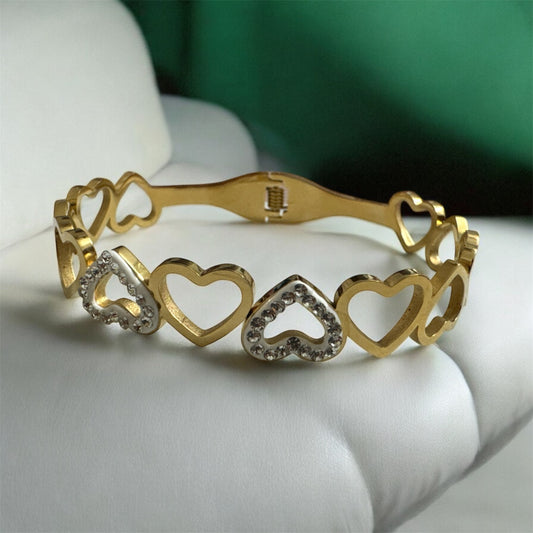 Hearts Shaped Bracelet