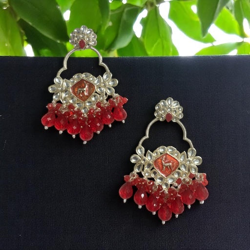 Red Chandbali