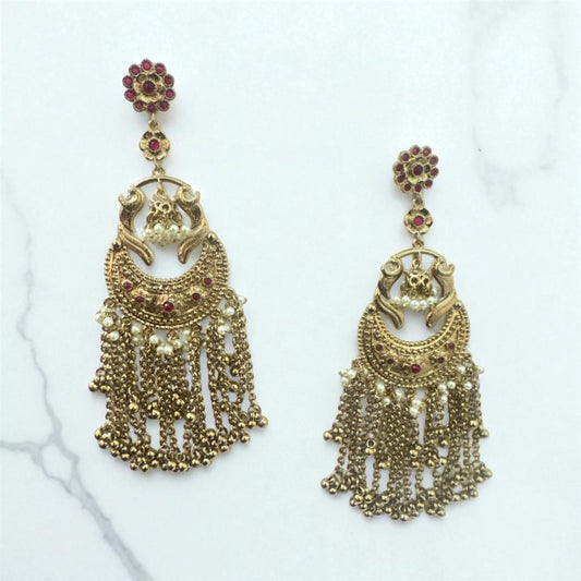 Golden Jhalar Chandbali
