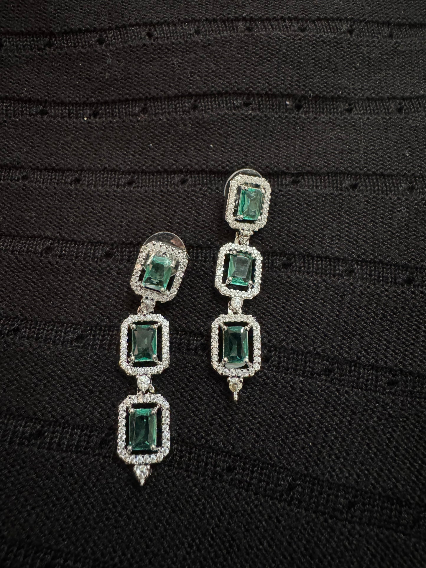 Turquoise Blue Zirconia Jewellery Set
