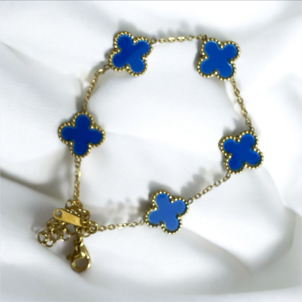 Blue clover Bracelet