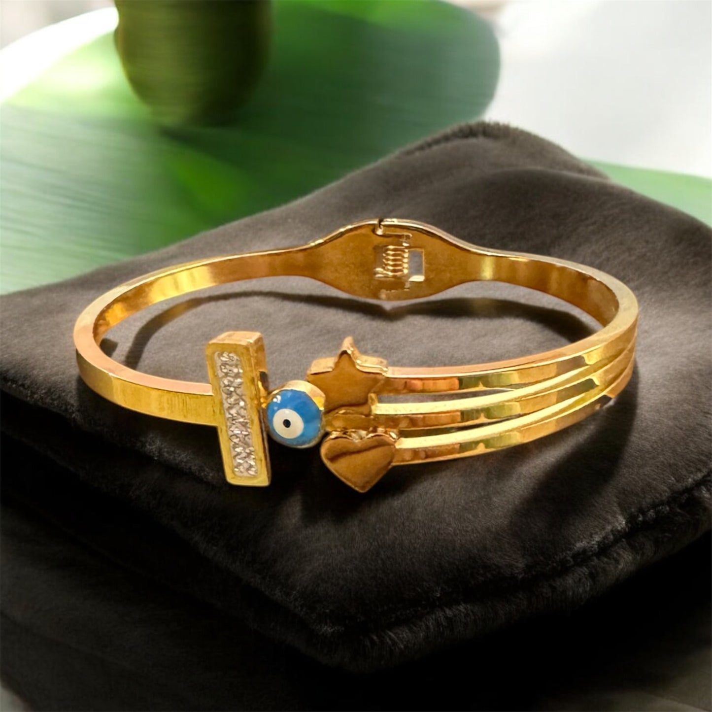 Evil Eye Stainless Steel Bracelet