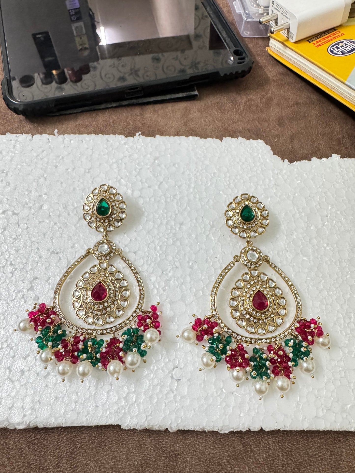 Multi-Colour Aliya Chandbali