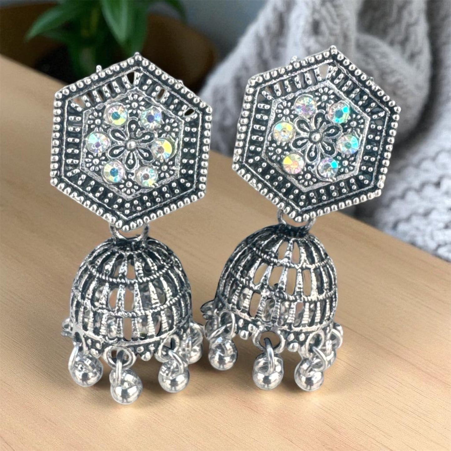 HEXAGON JHUMKA